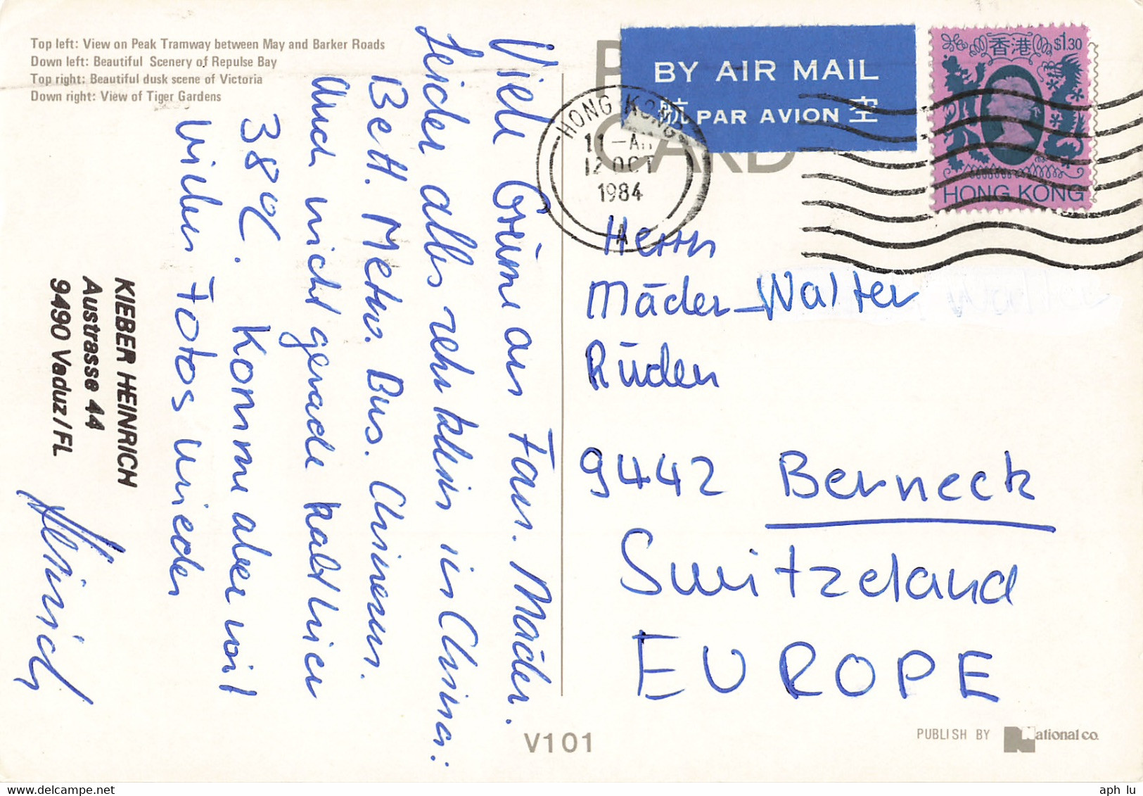 Ansichtskarte In Die Schweiz (ac6400) - Storia Postale