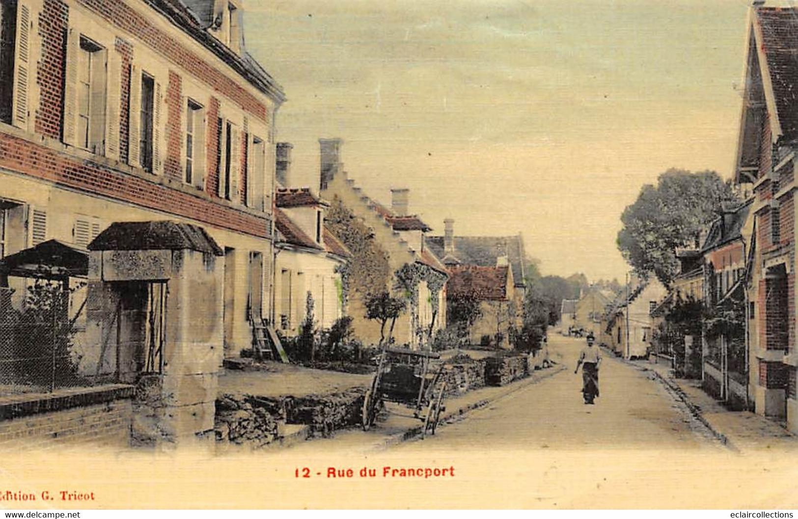 Choisy Au Bac       60       12 Rue Du Francport    - Décollée -     (voir Scan) - Andere & Zonder Classificatie