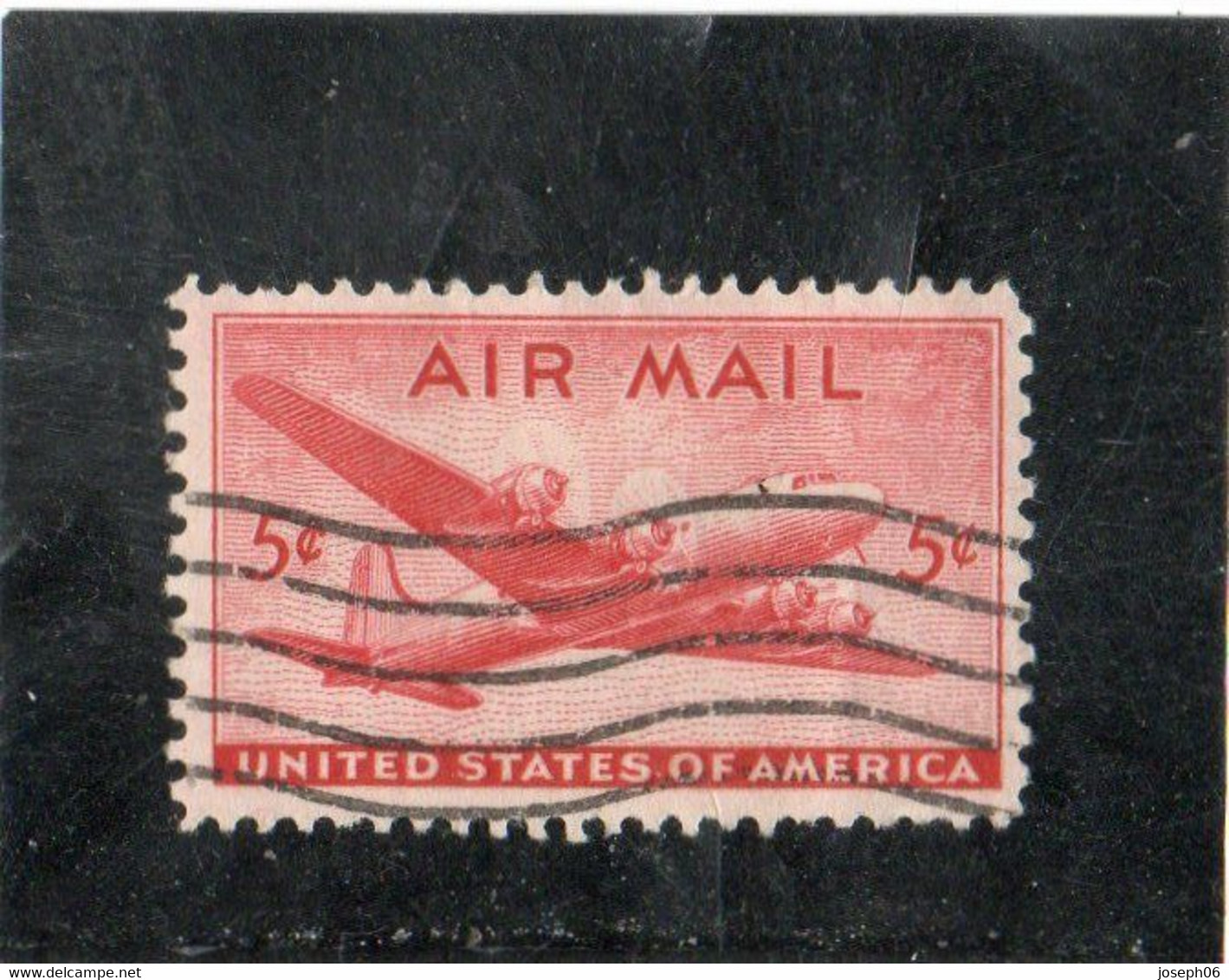 ETATS - UNIS   1946  Poste Aérienne  Y.T. N° 33  Oblitéré - 2a. 1941-1960 Usados