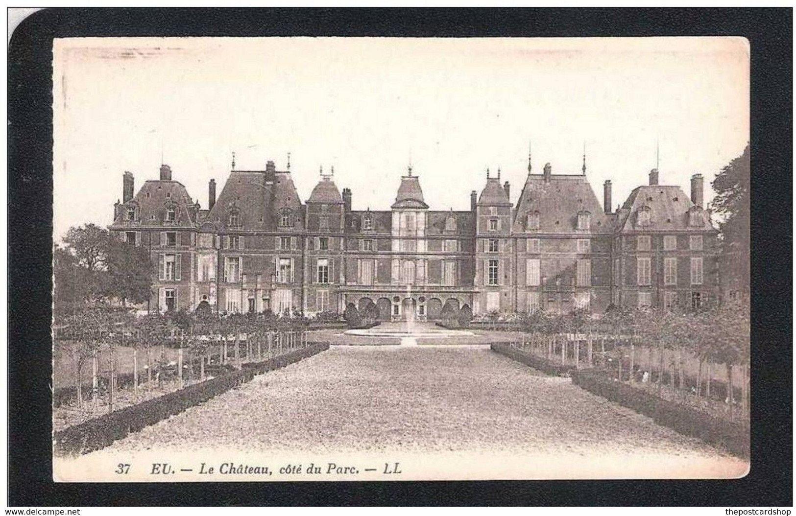 CPA 76 FRANCE SEINE MARITIME No.37 EU LE CHATEAU COTE DU PARC - Eu