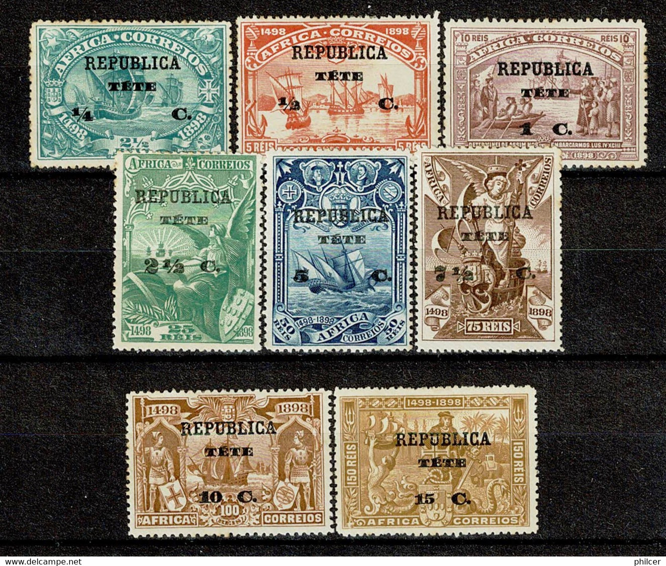 Tete, 1913, # 1/8, MH And MNG - Tete