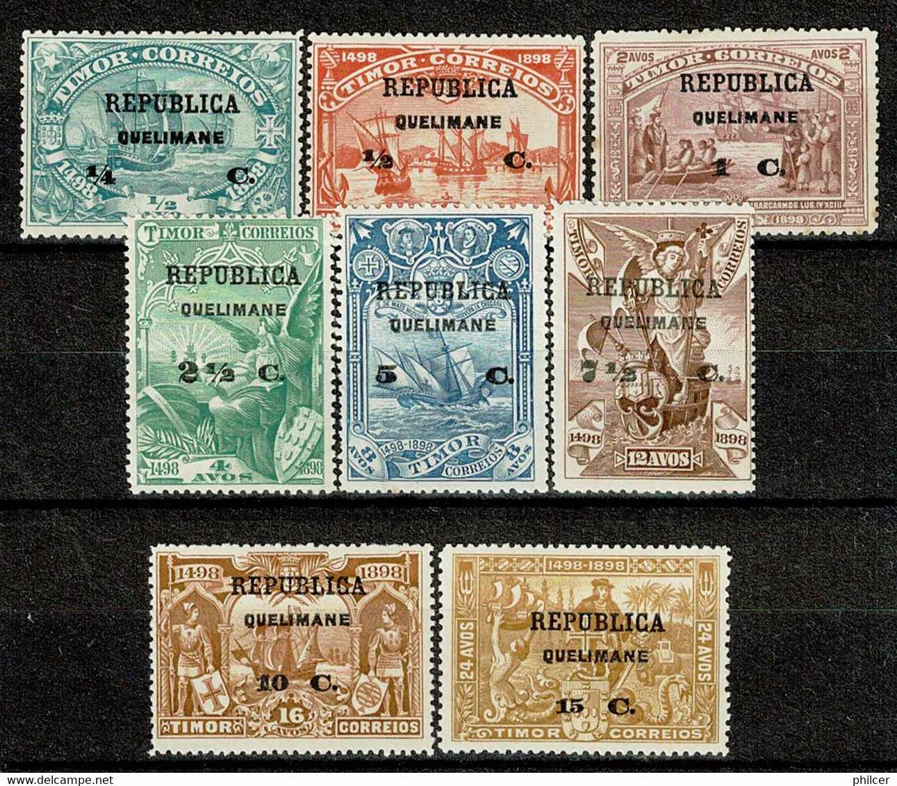 Quelimane, 1913, # 17/24, MH And MNG - Quelimane