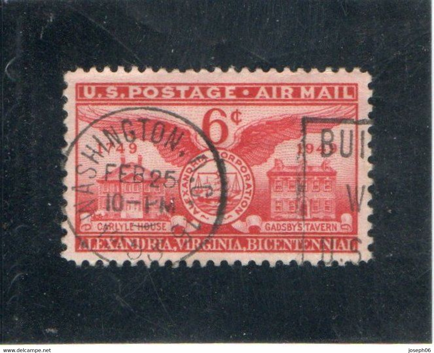 ETATS - UNIS    1949  Poste Aérienne  Y.T. N° 40  Oblitéré - 2a. 1941-1960 Oblitérés