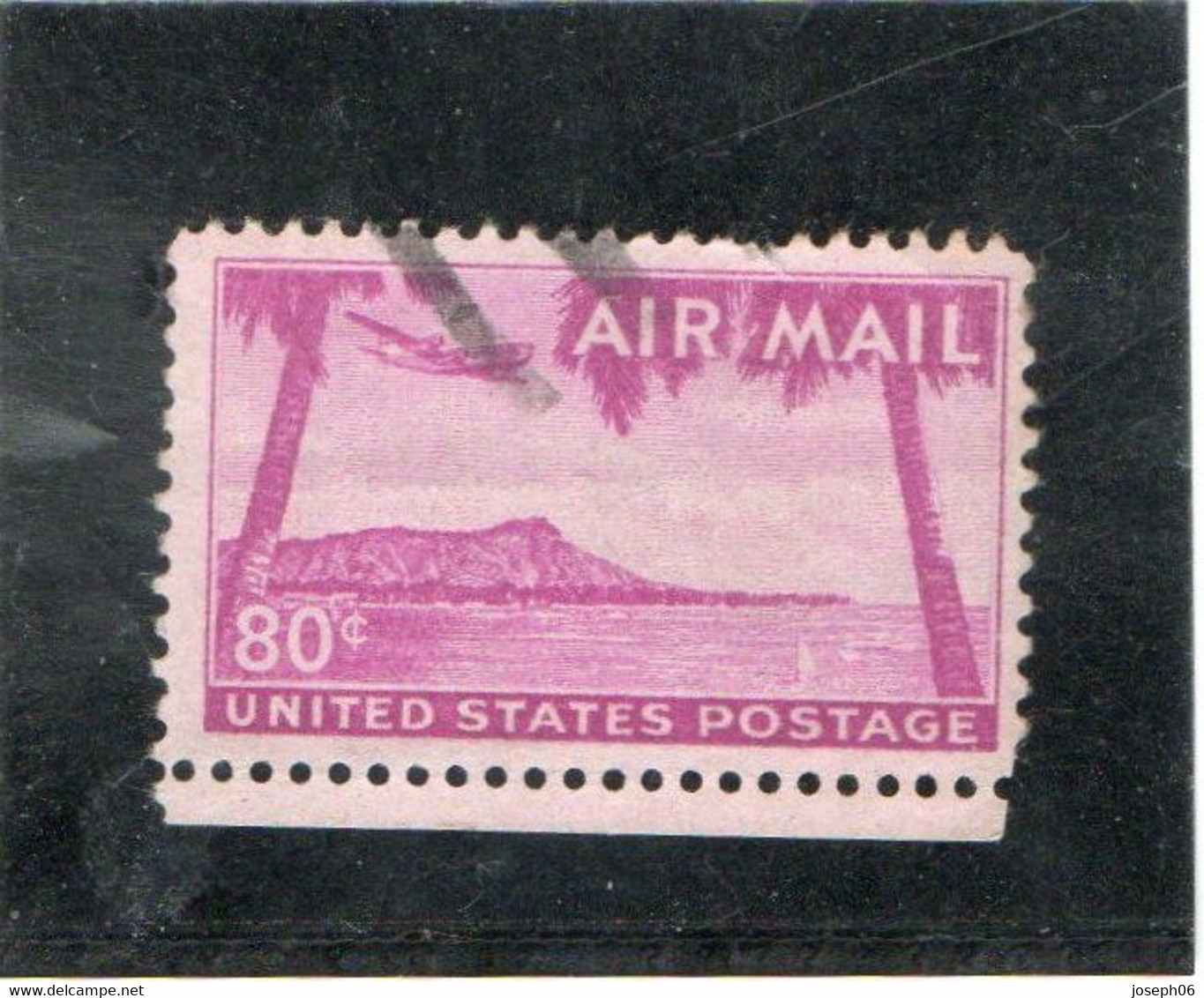 ETATS - UNIS    1952  Poste Aérienne  Y.T. N° 45  Oblitéré - 2a. 1941-1960 Oblitérés