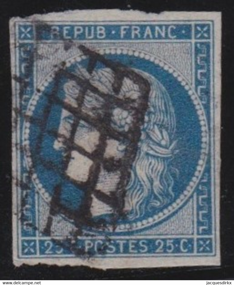 France   .    Y&T   .   4   (2 Scans)  .      .     O    .     Oblitéré - 1849-1850 Ceres