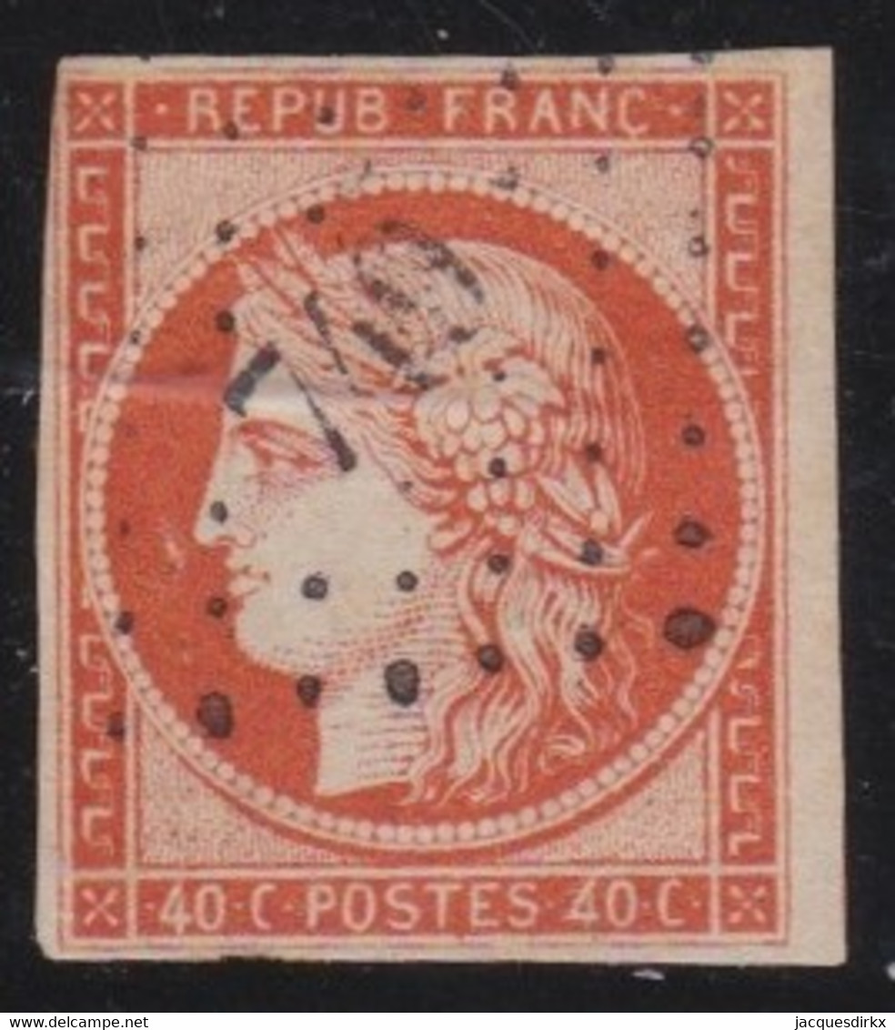 France   .    Y&T   .   5   (2 Scans)  .      .     O    .     Oblitéré - 1849-1850 Cérès