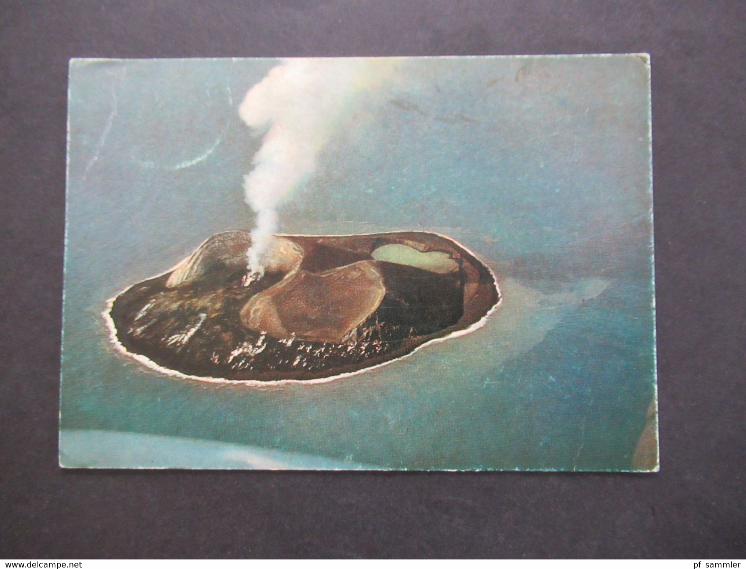 Kleiner Posten Island 1950 - 1966  Mit 6 Belegen / Briefen Inkl. 1 AK Vulkan Bedarf Und FDC - Covers & Documents