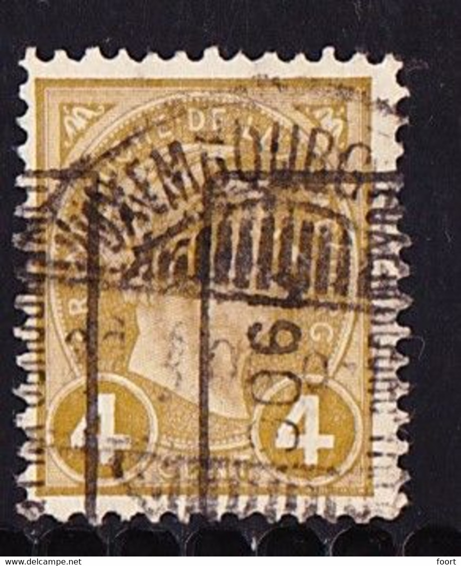 Luxembourg 1908 Prifix Nr. 45B Gestempeld - Precancels