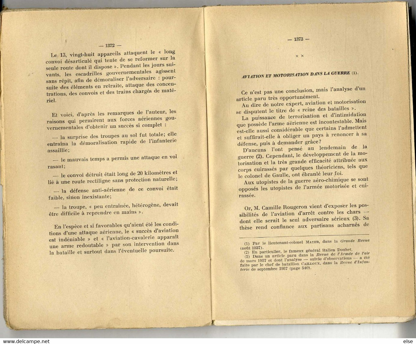 LA REVUE D INFANTERIE DECEMBRE 1937  PAGES  1154 A 1428  -  BROCHE 234 PAGES N° 543 + NOMBREUSES PAGES PUBLICITAIRES - Français