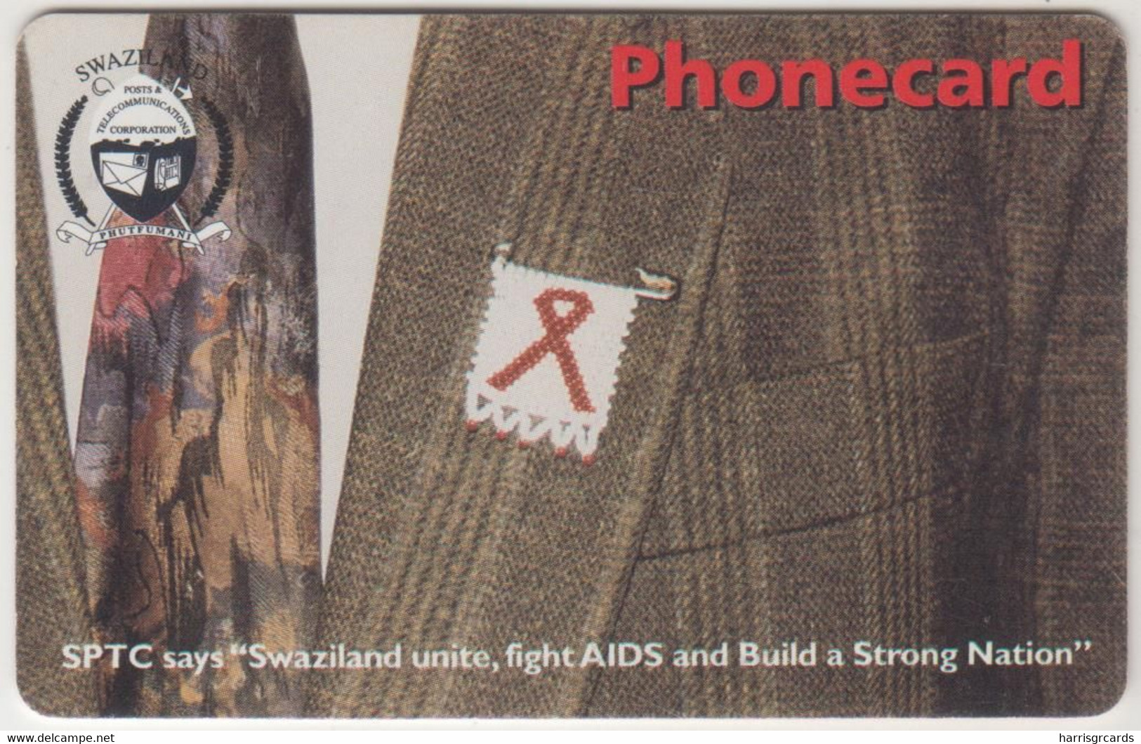 SWAZILAND - Against Aids, 02/06, CN: SNAB, 15 E, Used - Swaziland