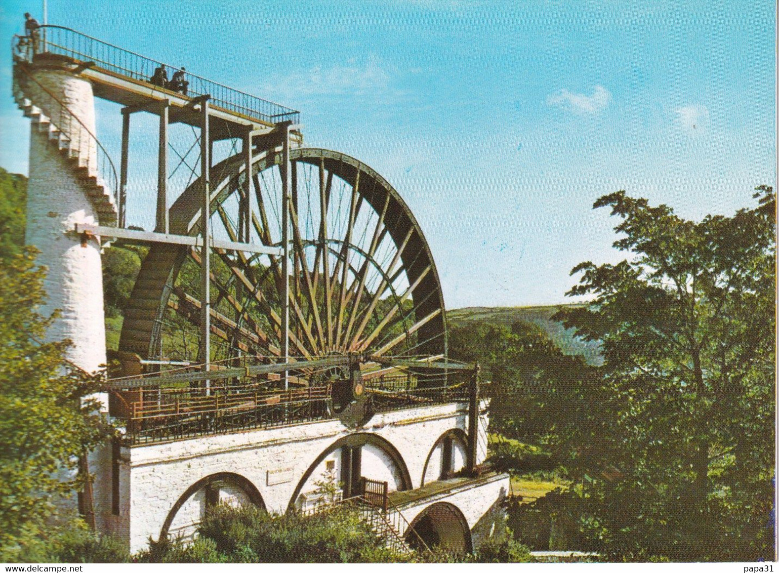 LAXEY WHEEL  ISLE OF MAN  Known As - LADY ISABELLA - Isle Of Man