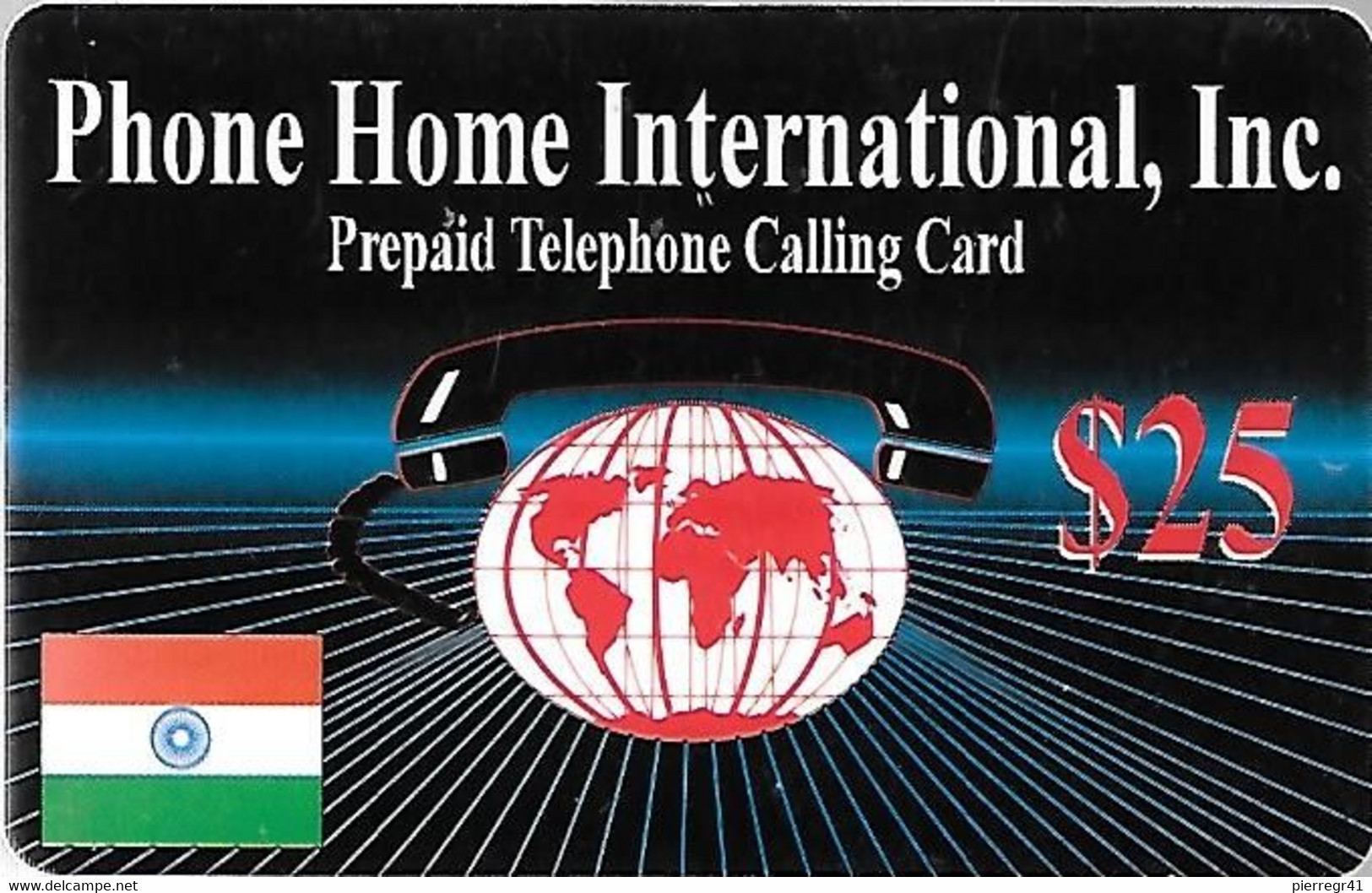 CARTE- PREPAYEE-USA-25$-PHONE HOME-Plastic Epais-T BE-RARE - AT&T