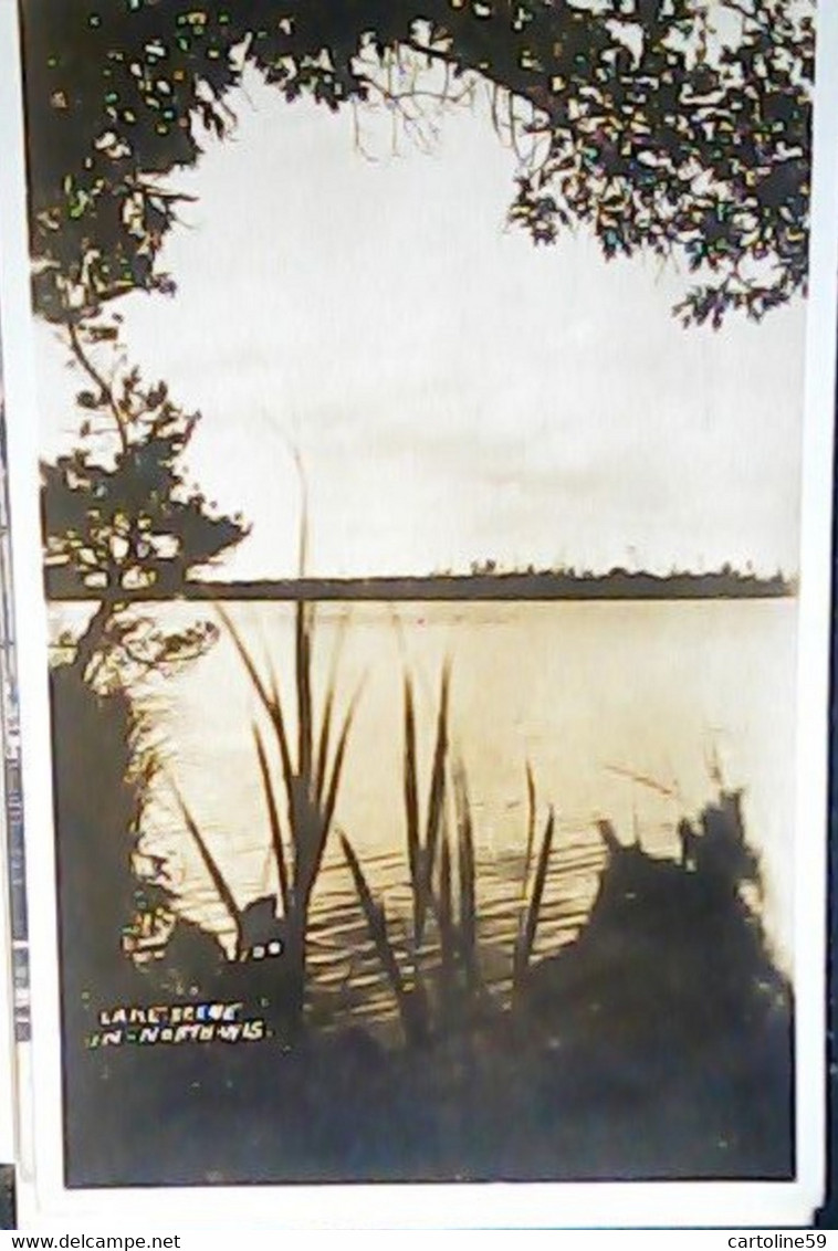 USA NORTH WISCONSIN LAKE SCENE  VB1938 EAGLE RIVER   IX2638 - Milwaukee