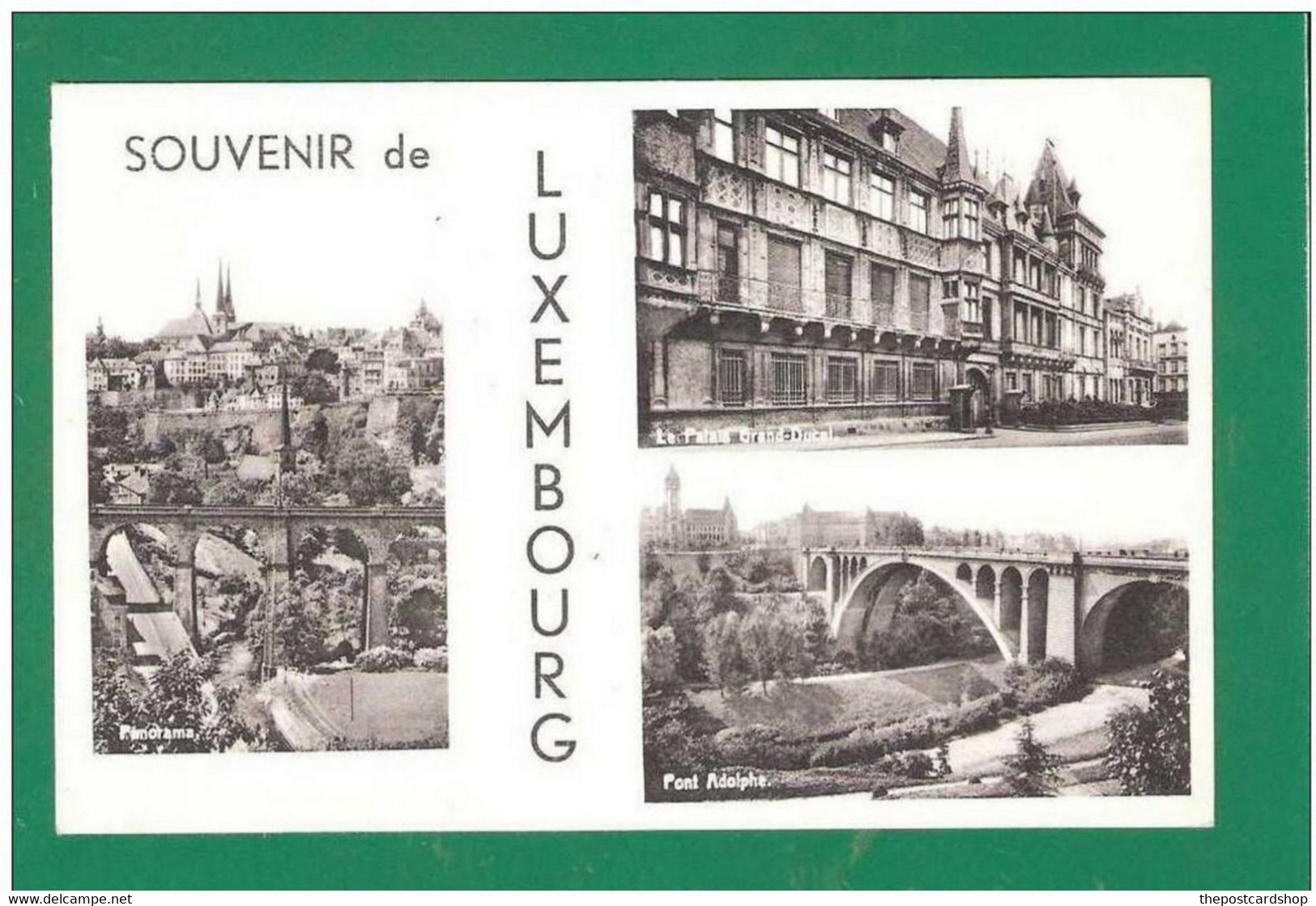 SOUVENIR DE LUXEMBOURG MULTIVIEW - Luxemburgo - Ciudad