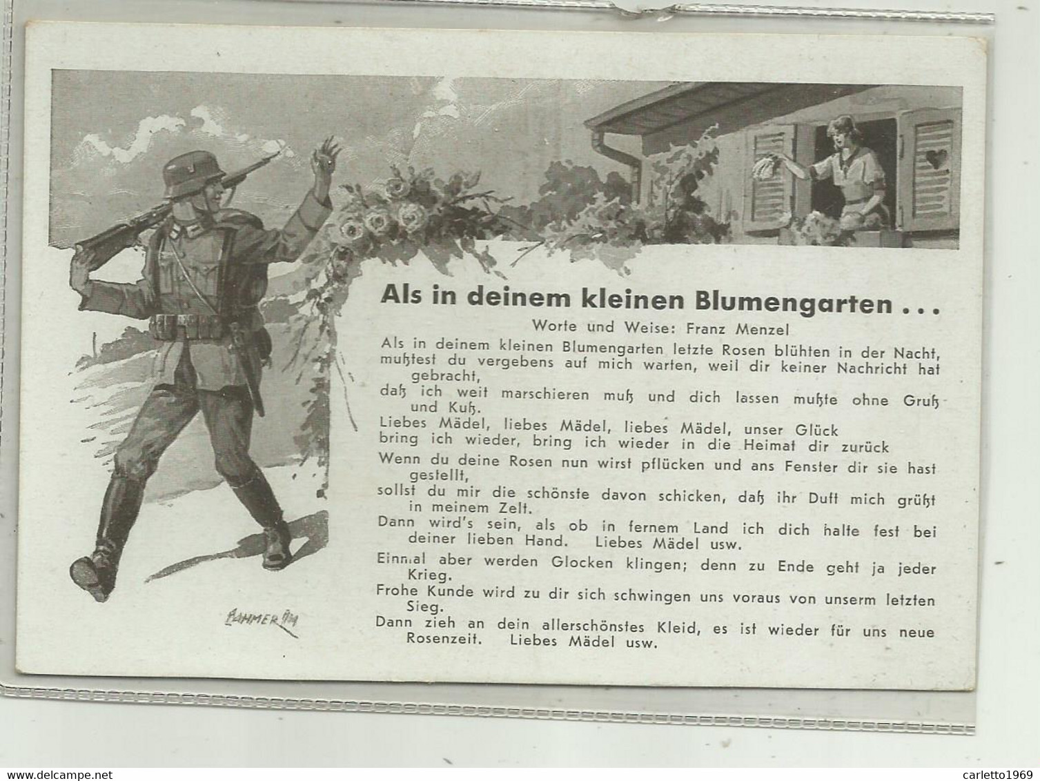 ALS IN DEINEM KLEINEN BLUMENGARTEN ... NV  FP - War 1939-45