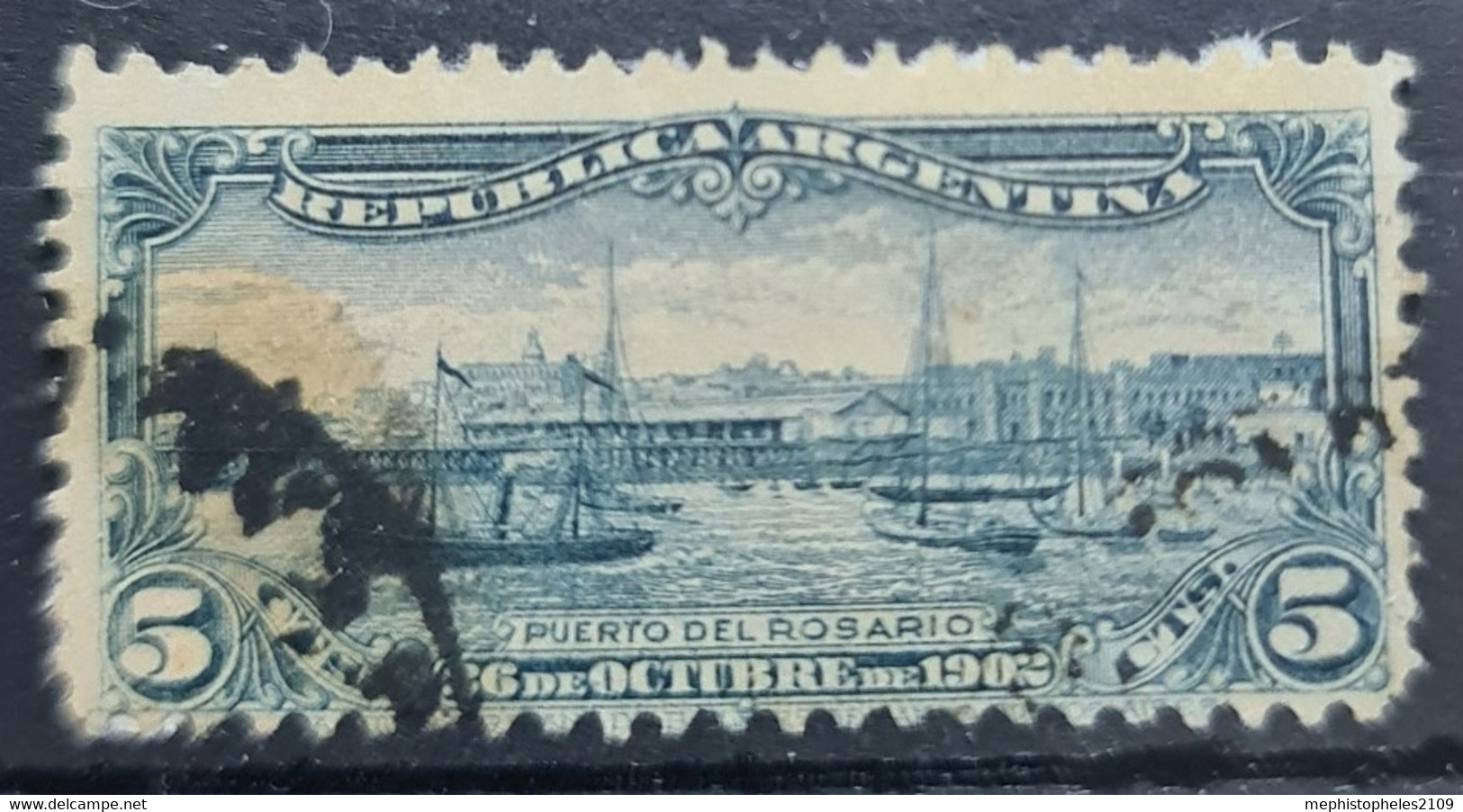 ARGENTINA 1902 - Canceled - Sc# 143 - Oblitérés