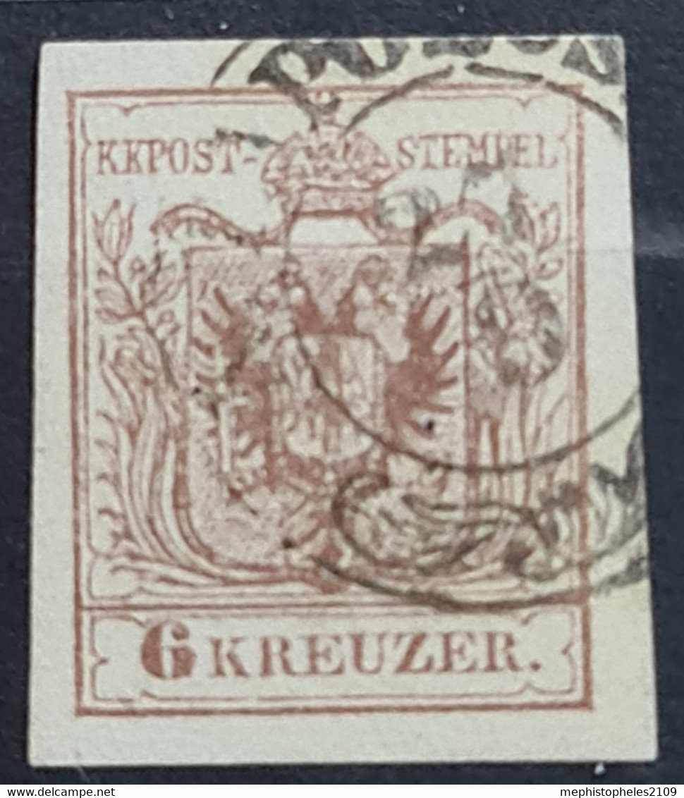 AUSTRIA 1850 - Canceled - ANK 4 - 6kr - Gebraucht