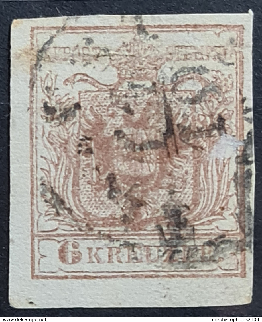 AUSTRIA 1850 - Canceled - ANK 4 - 6kr - Gebraucht