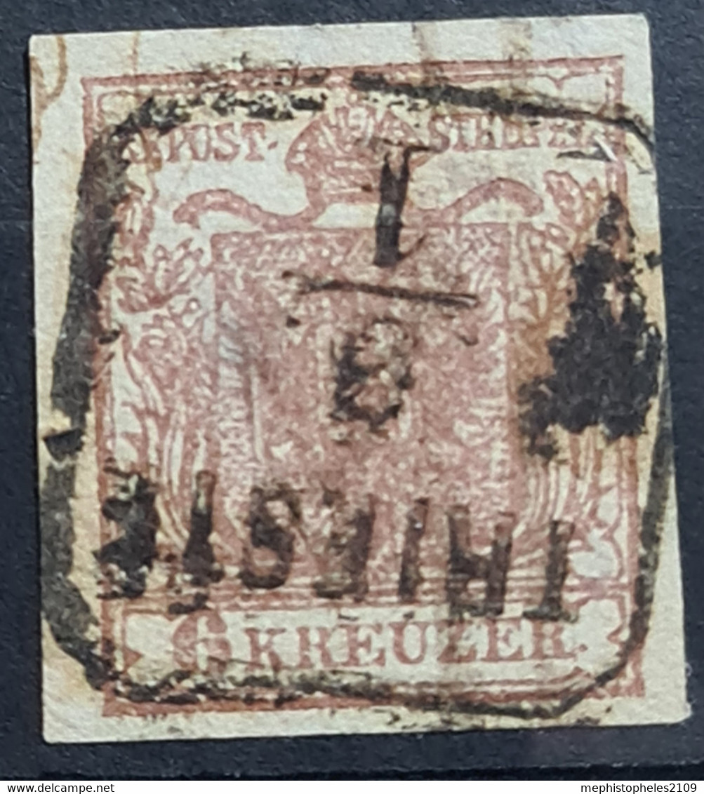 AUSTRIA 1850 - Canceled - ANK 4 - 6kr - Gebraucht