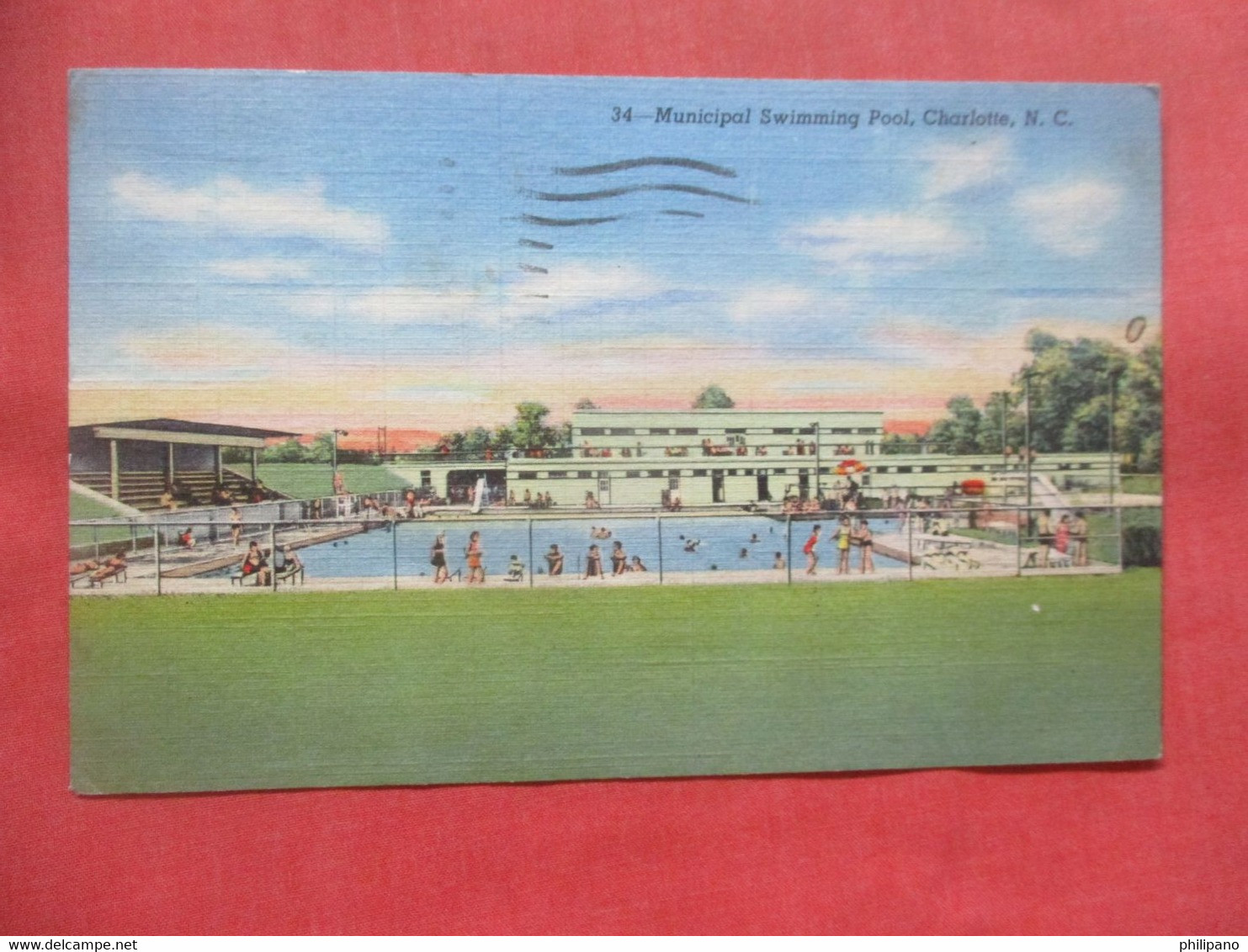 Municipal Swimming Pool.   Charlotte   North Carolina >  Ref 5793 - Charlotte