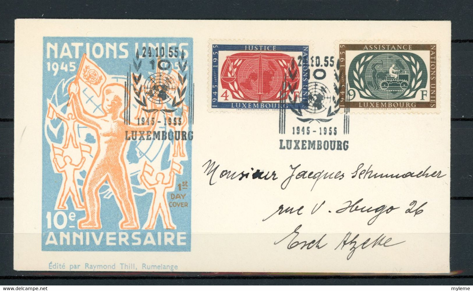 Z18-3 Luxembourg FDC N° 498 + 499  A Saisir !!! - Covers & Documents