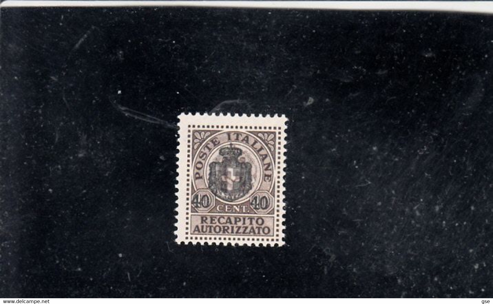 ITALIA 1945 - Sassone  5**  Recapito -.- - Fiscaux