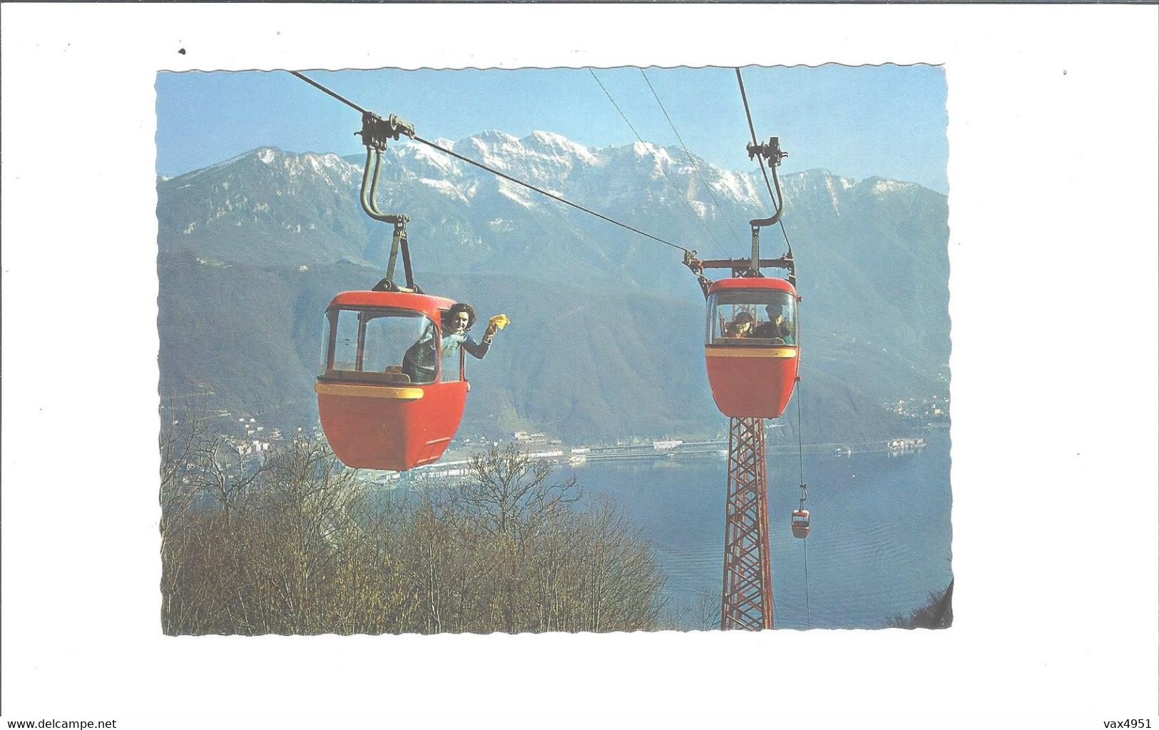 SUISSE  FUNIVIA MELIDE CARONA VISTA SUL MONTE GENEROSO  E LAGO DI LUGANO             ***  RARE           A  SAISIR *** - Carona 