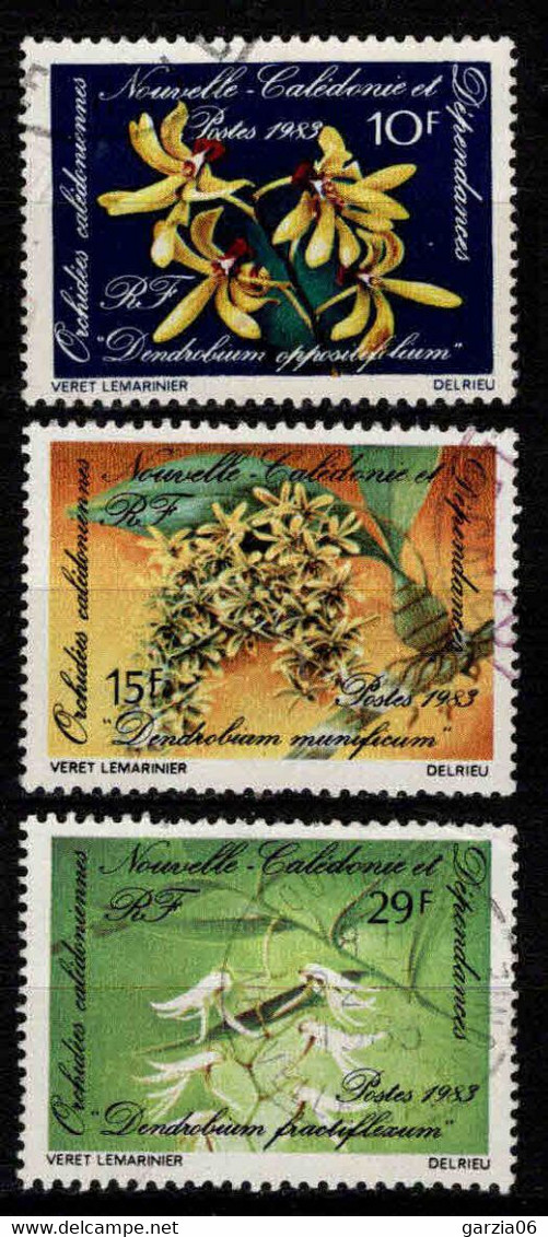 Nouvelle Calédonie  - 1983 -  Flore - N° 466 à 468 - Oblit - Used - Oblitérés