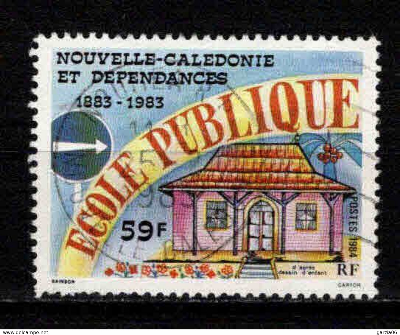 Nouvelle Calédonie  - 1984 - Ecole Publique  - N° 490 - Oblit - Used - Oblitérés