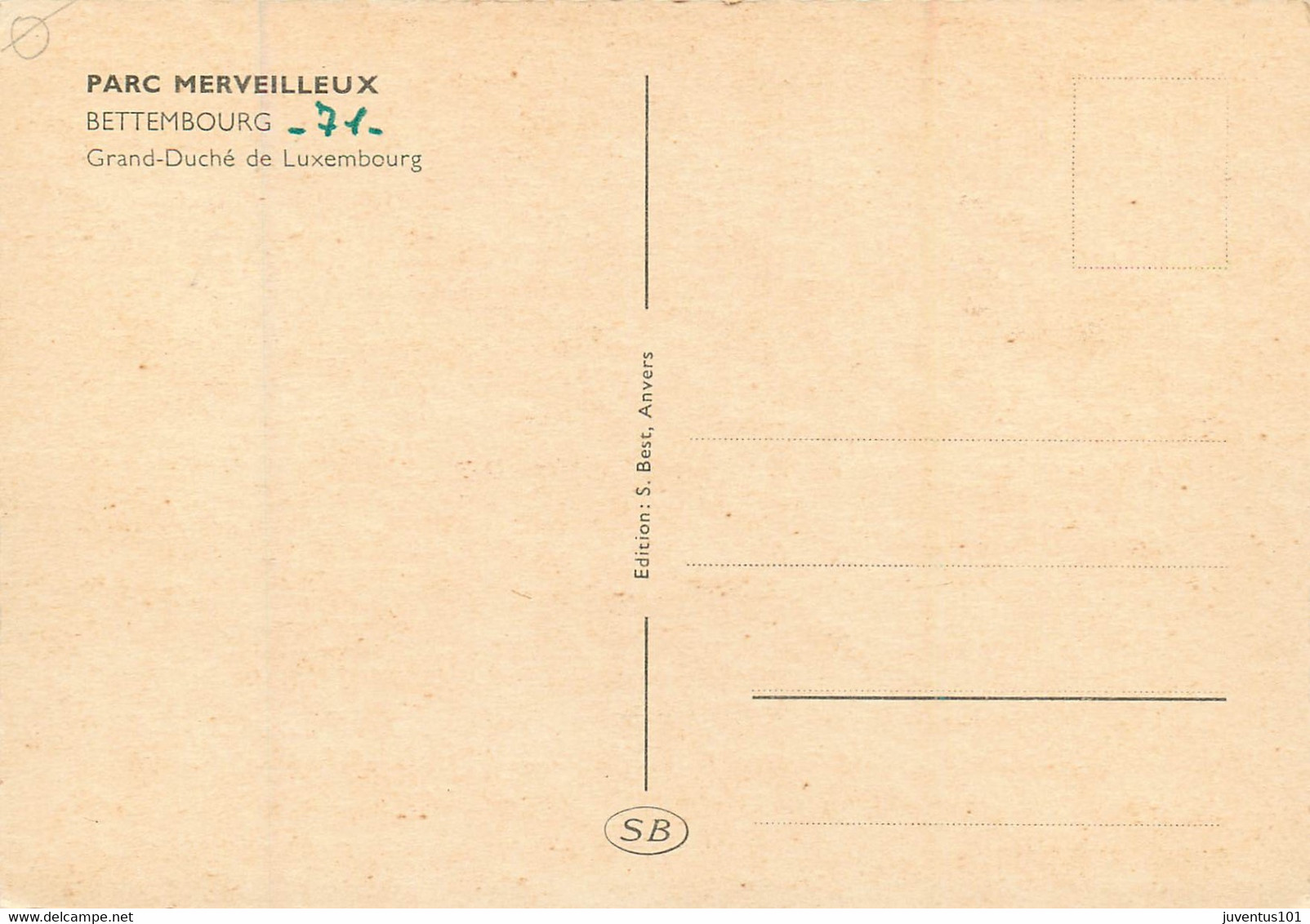 CPSM Bettembourg-Parc Merveilleux-Grand Duché De Luxembourg      L1832 - Bettembourg