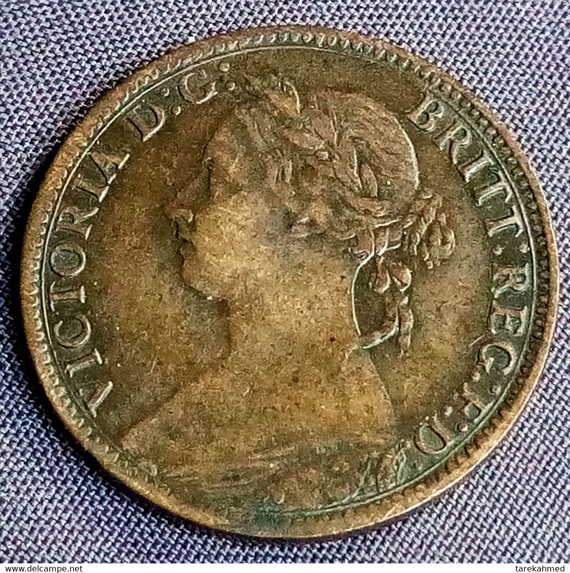 Great Britain , 1 Farthing , 1884 , Km 753 , Perfect,. Victoria , Goma - B. 1 Farthing