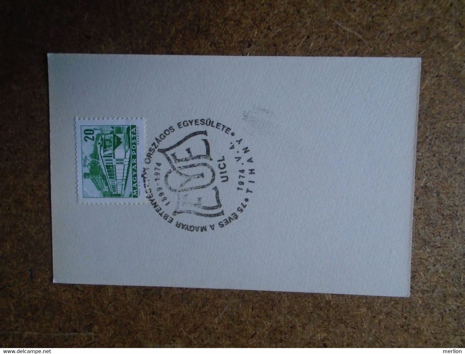 D191116 Hungary  -Commemorative   Handstamp  - 75 Years   Breeder's Association  - UICL -Tihany  Dog Chien Hund - Sonstige & Ohne Zuordnung