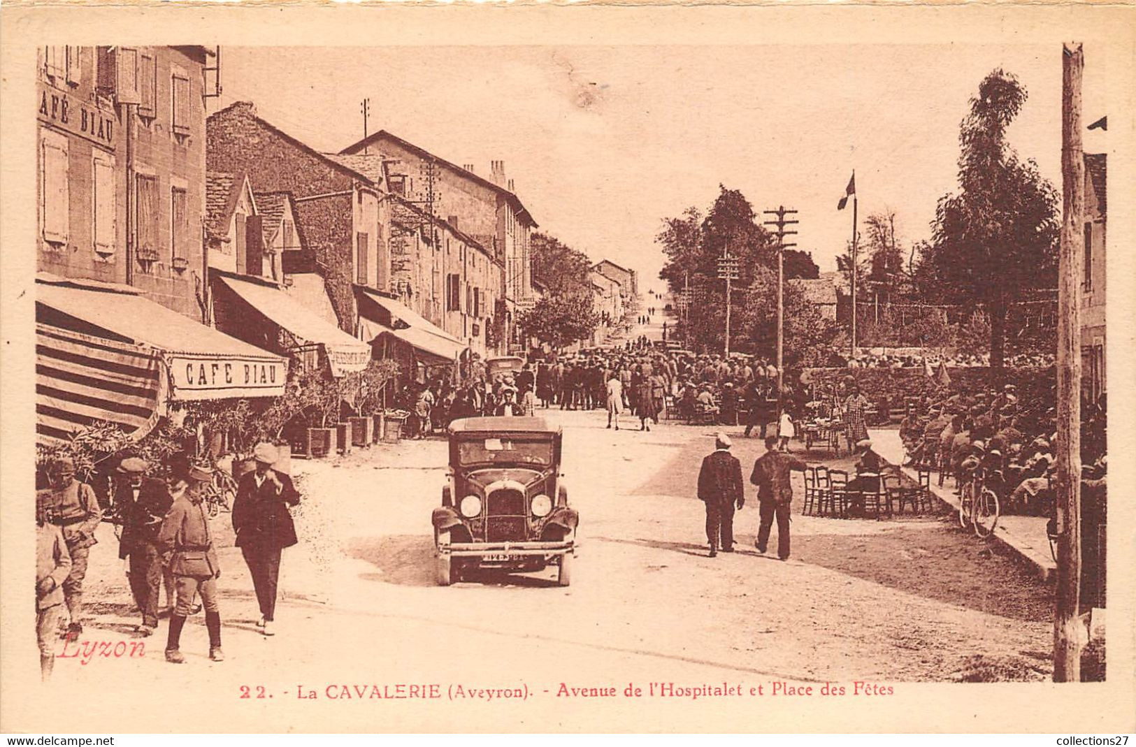 12-LA-CAVALERIE- AVENUE DE L'HOSPITALET ET PLACE DES FÊTES - La Cavalerie