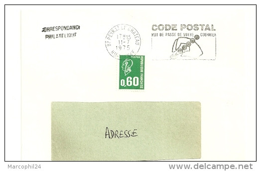 VIENNE / HAUTE - Dépt N° 87 = PEYRAT Le CHATEAU 1975 =  FLAMME Codée FD =  SECAP Illustrée ' CODE POSTAL / Mot Passe' - Codice Postale