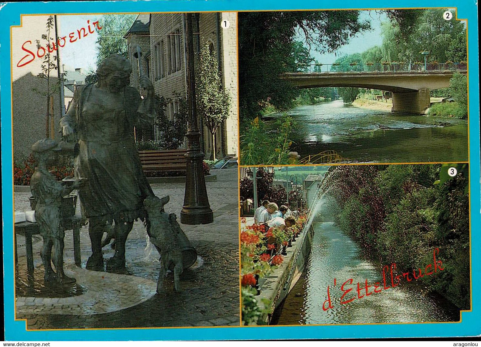 Luxembourg Luxemburg  Carte Postale Ettelbruck Pont De L'Alzette, Botterfra, Courant De La Wark - Ettelbruck