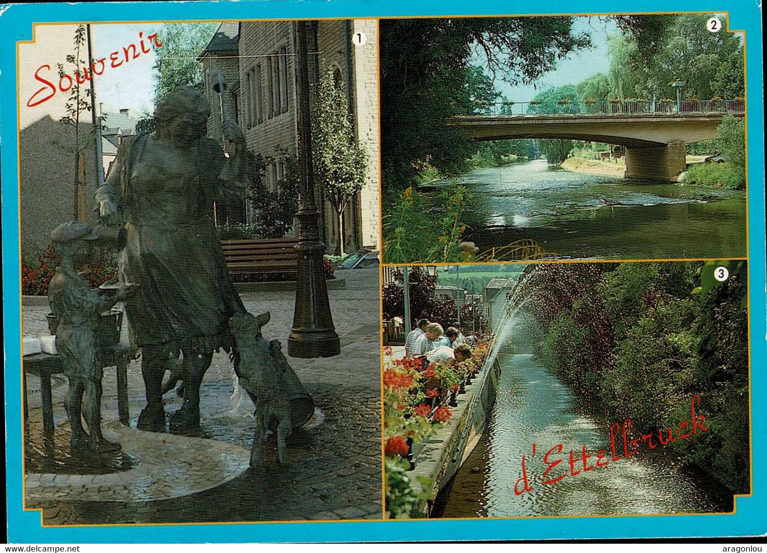 Luxembourg Luxemburg  Carte Postale Ettelbruck Pont De L'Alzette, Botterfra, Courant De La Wark - Ettelbrück