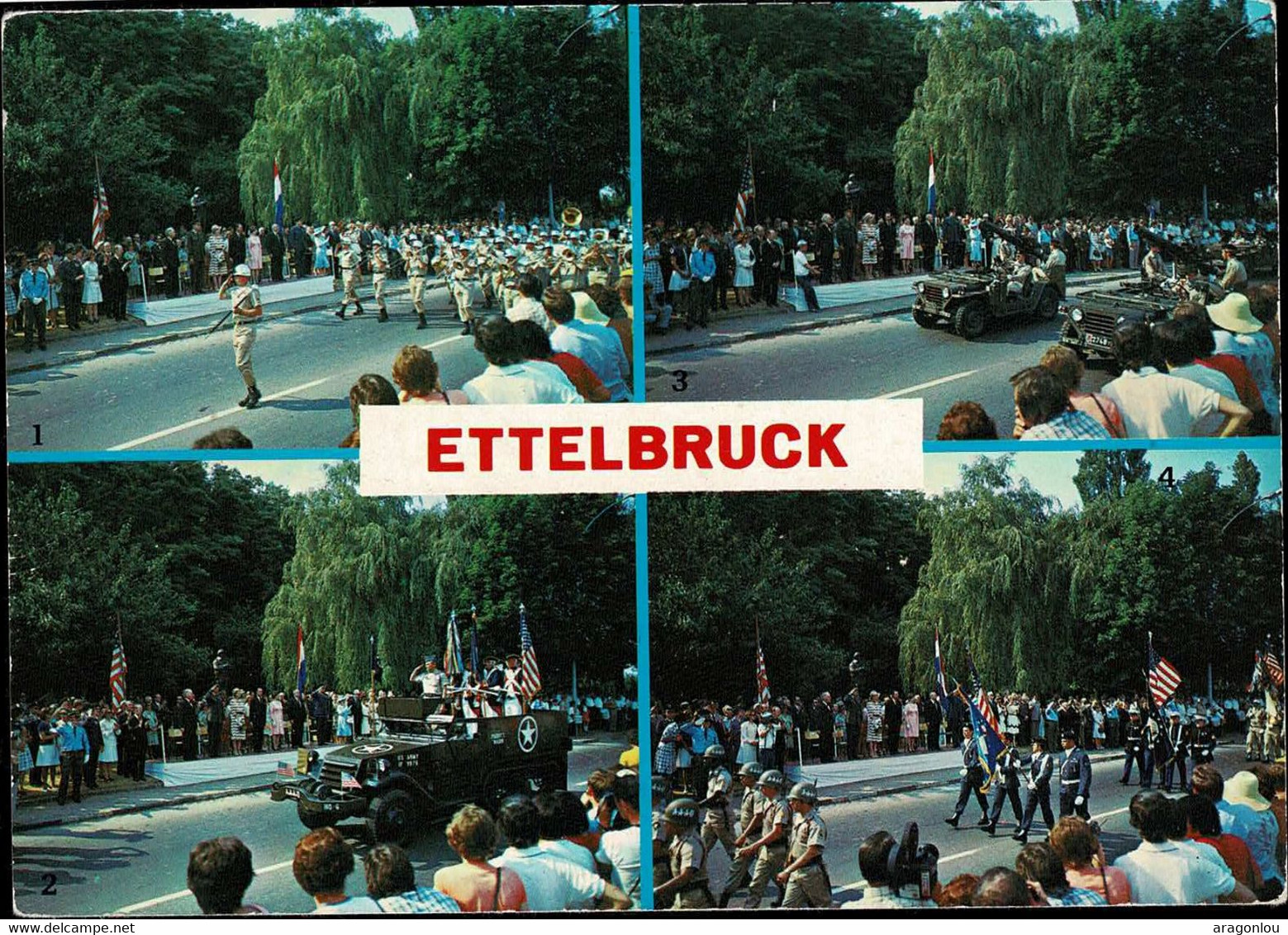 Luxembourg Luxemburg  Carte Postale Ettelbruck Parade Remembrance Day, 2e Guerre Mondiale - Ettelbruck