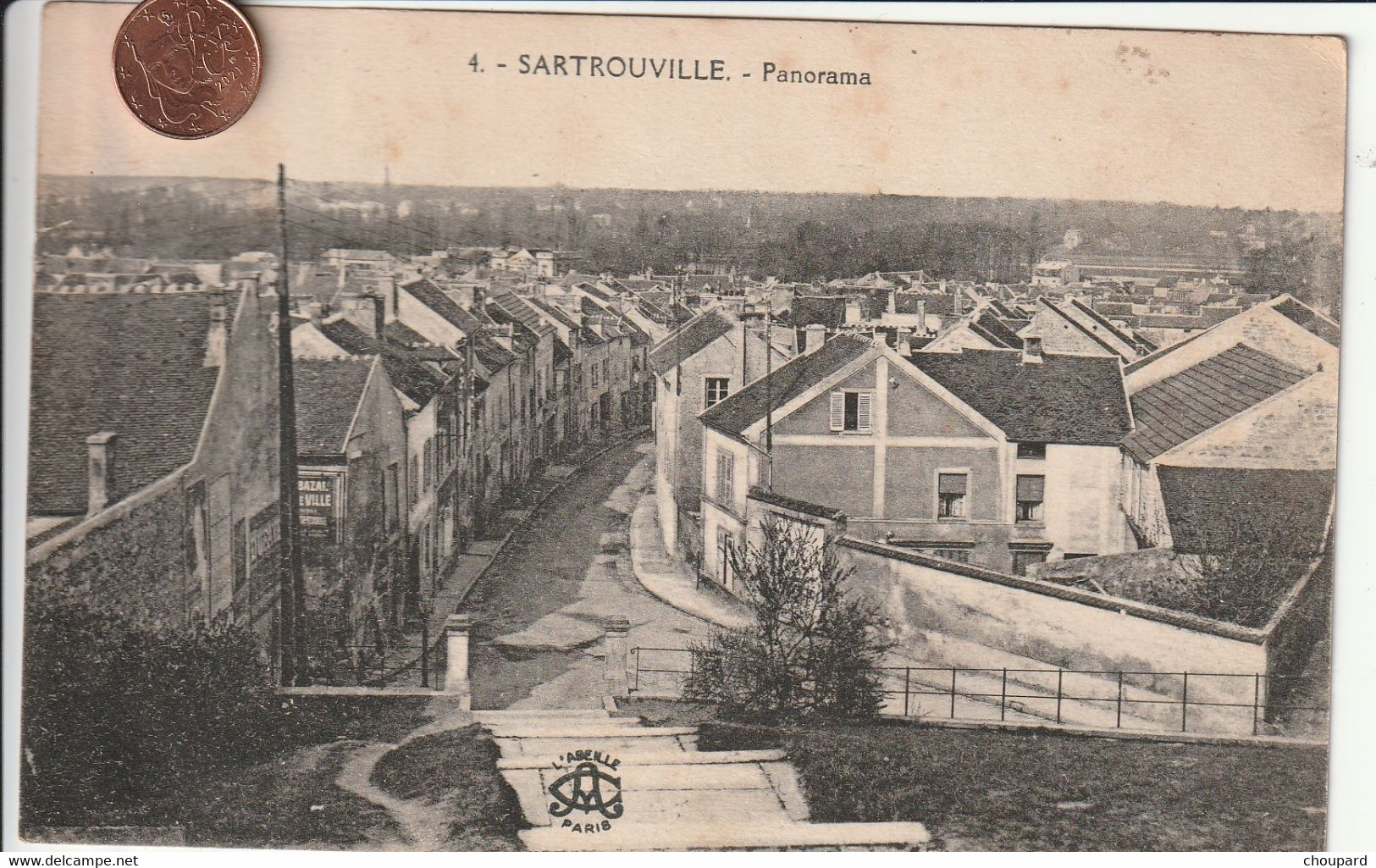 78 -  Carte Postale Ancienne De SARTROUVILLE    Vue Aérienne - Sartrouville