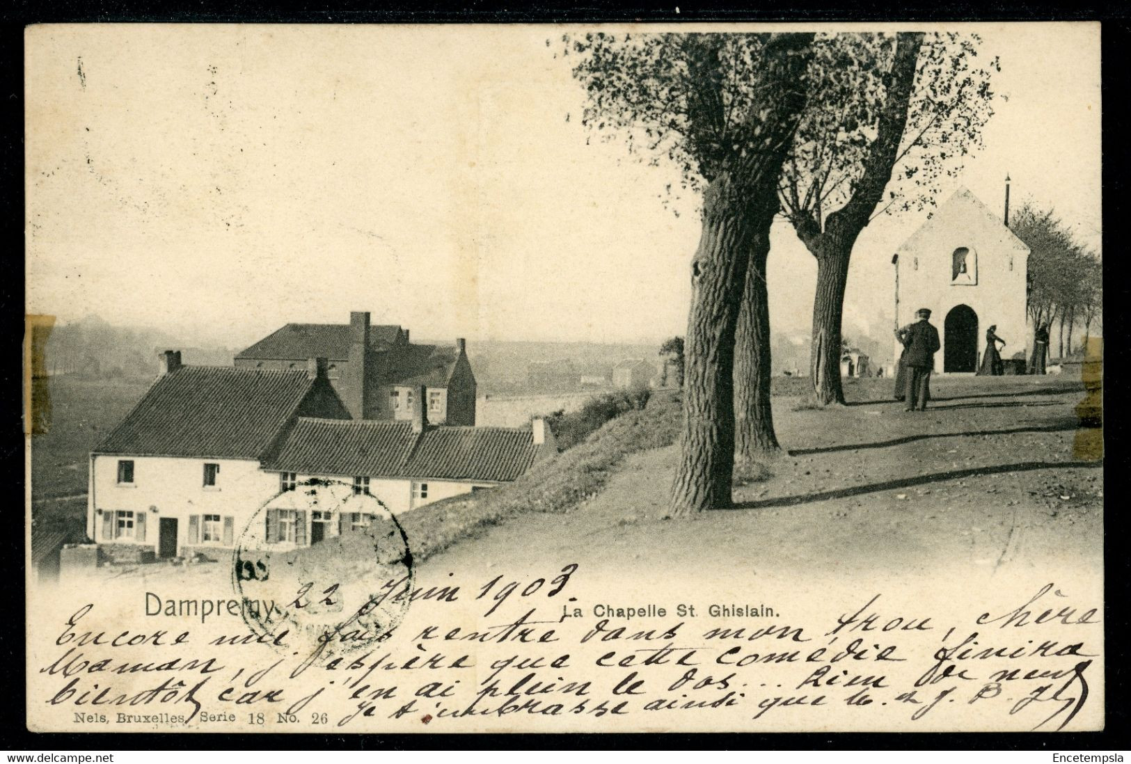 CPA - Carte Postale - Belgique - Dampremy - La Chapelle St Ghislain - 1903 (CP21724OK) - Charleroi