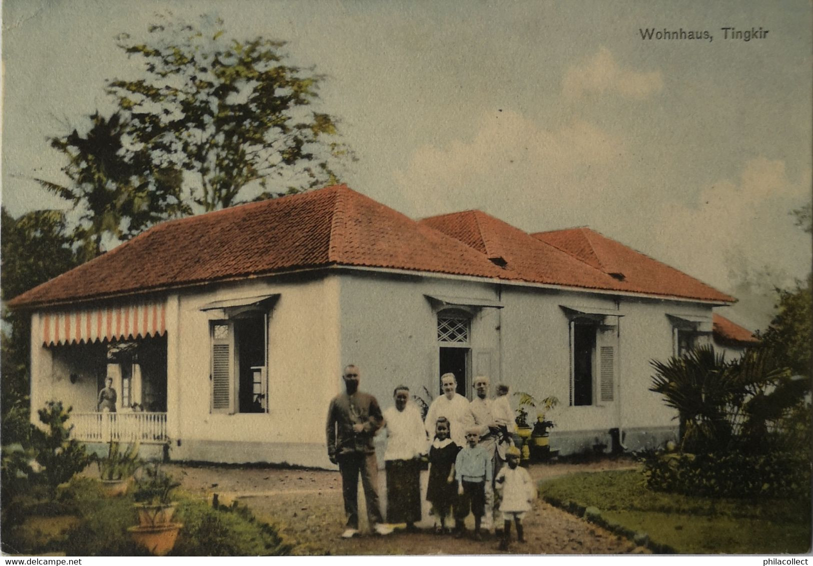 Ned. Indie - Indonesia  // Tingkir Wohnhaus 1914 - Indonesia