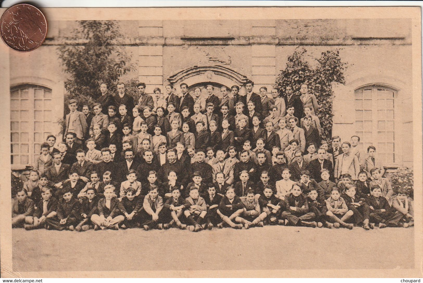 49 -  Carte Postale Ancienne Des  PONTS DE CE  Institut Saint Joseph à Pouillé    Groupe Général 1916-1917 - Les Ponts De Ce