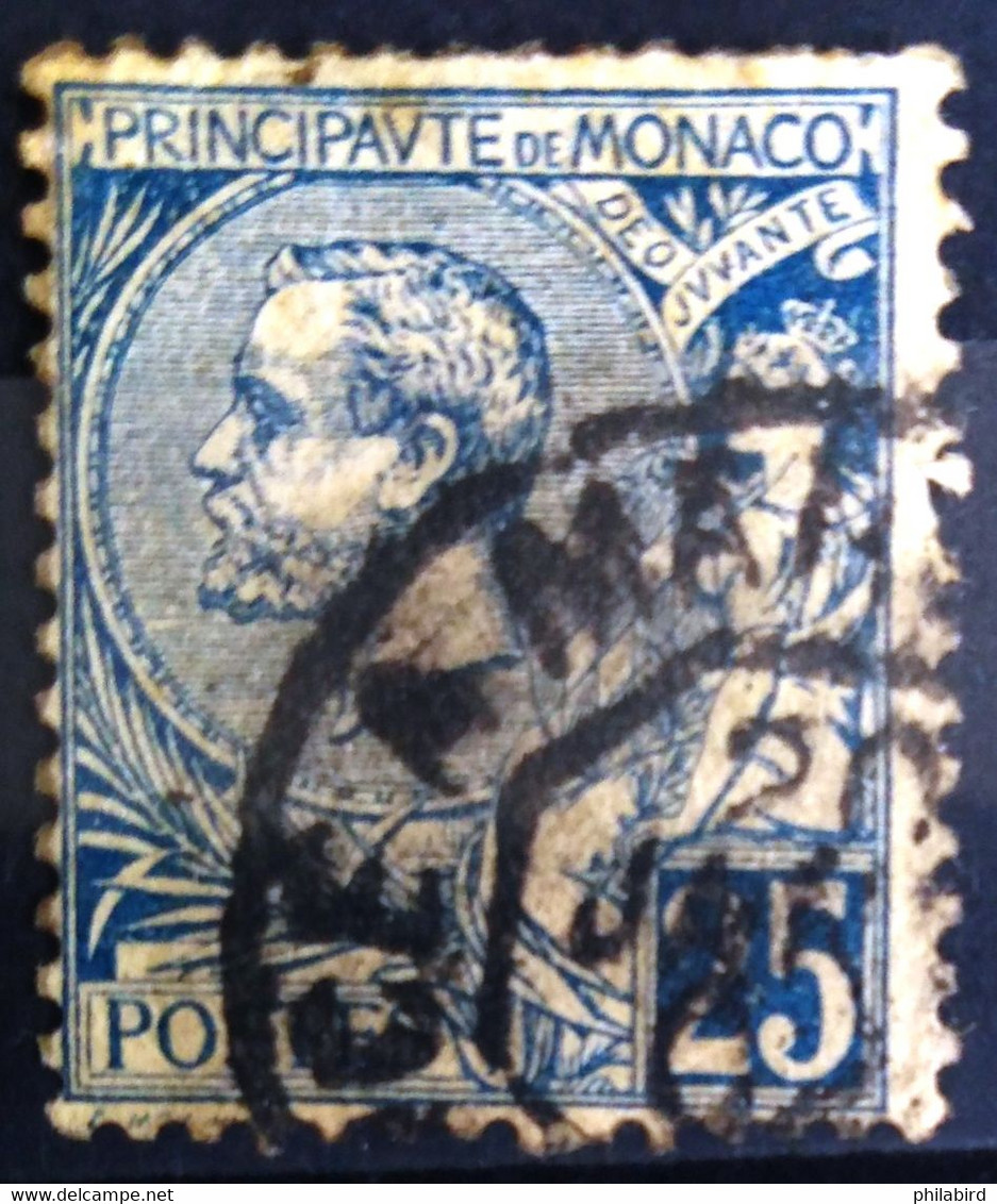 MONACO                     N° 25                    OBLITERE - Used Stamps