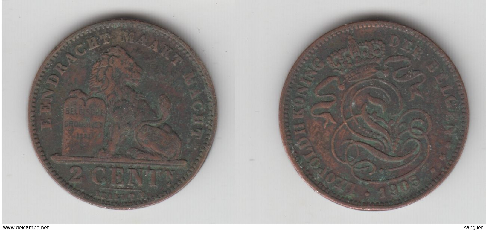2 CENTIMES 1905 FL - 2 Centimes