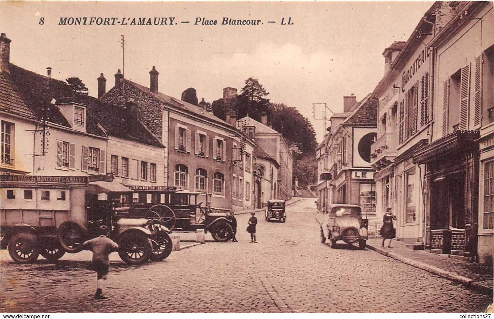 78-MONTFORT-L'AMAURY- PLACE BIANCOUR - Montfort L'Amaury