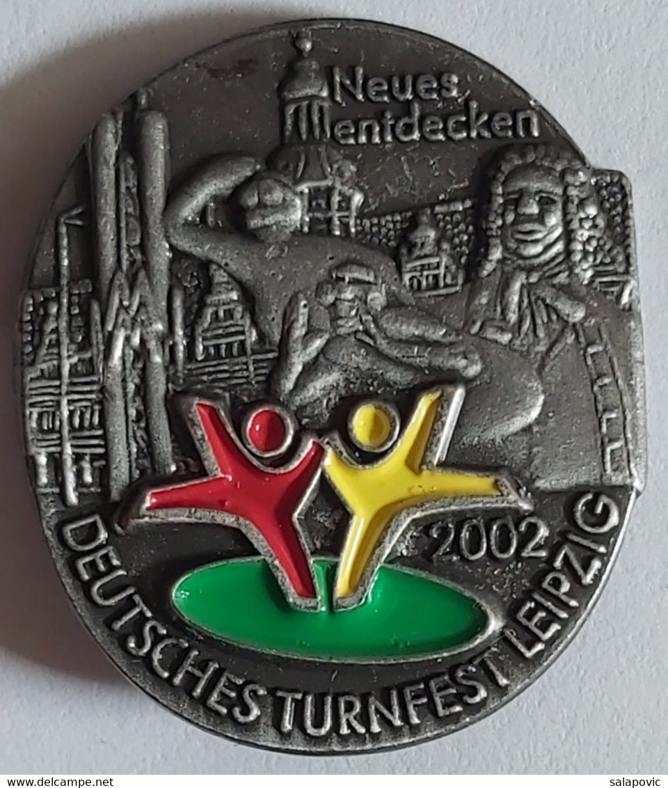 Deutsches Turnfest Leipzig 2002 - Germany German Gymnastics Festival  PIN A9/6 - Gymnastique