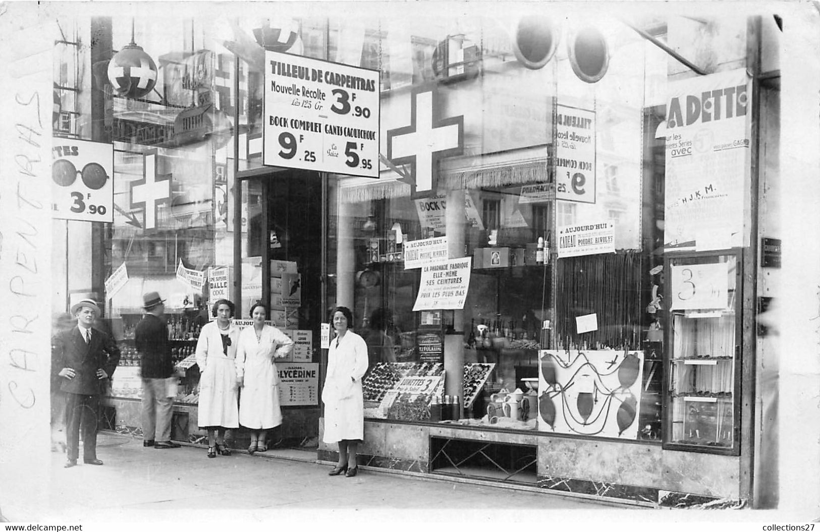 84-CARPENTRAS- CARTE-PHOTO- PHARMACIE - Carpentras