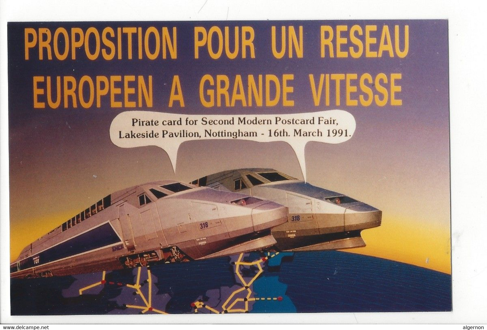 30446 -  Création Jacques Lardie TGV Proposition Pour Un Réseau Europeen à Grand Vitesse Tirage Limité 50 Ex - Lardie