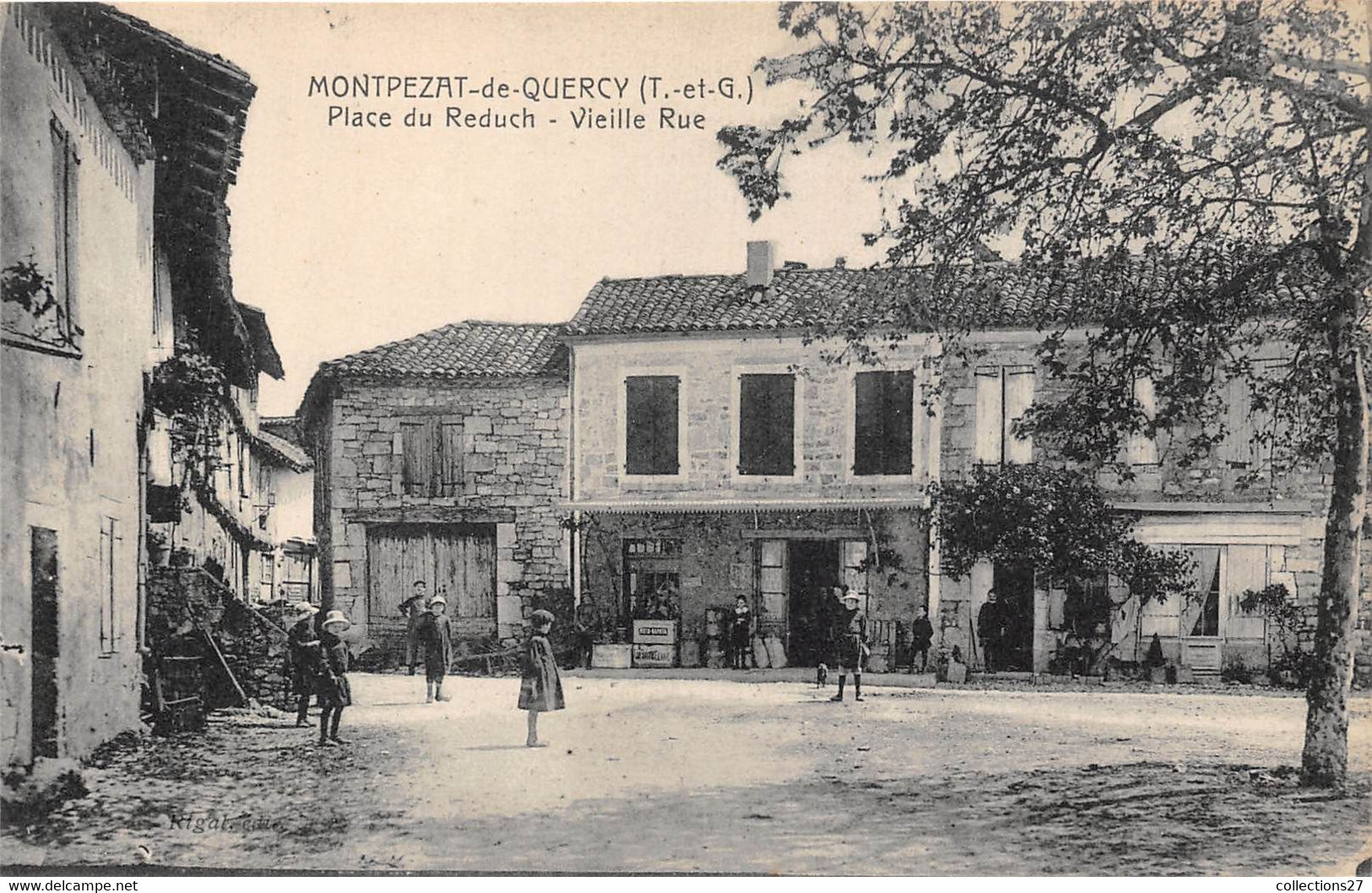 82-MONTPEZAT-DE-QUERCY- PLACE DE REDUCH VIEILLE RUE - Sonstige & Ohne Zuordnung