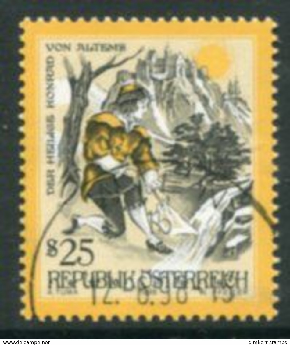 AUSTRIA 1998 Sagas And Legends Definitive 25 S. Used.  Michel 2257 - Usados