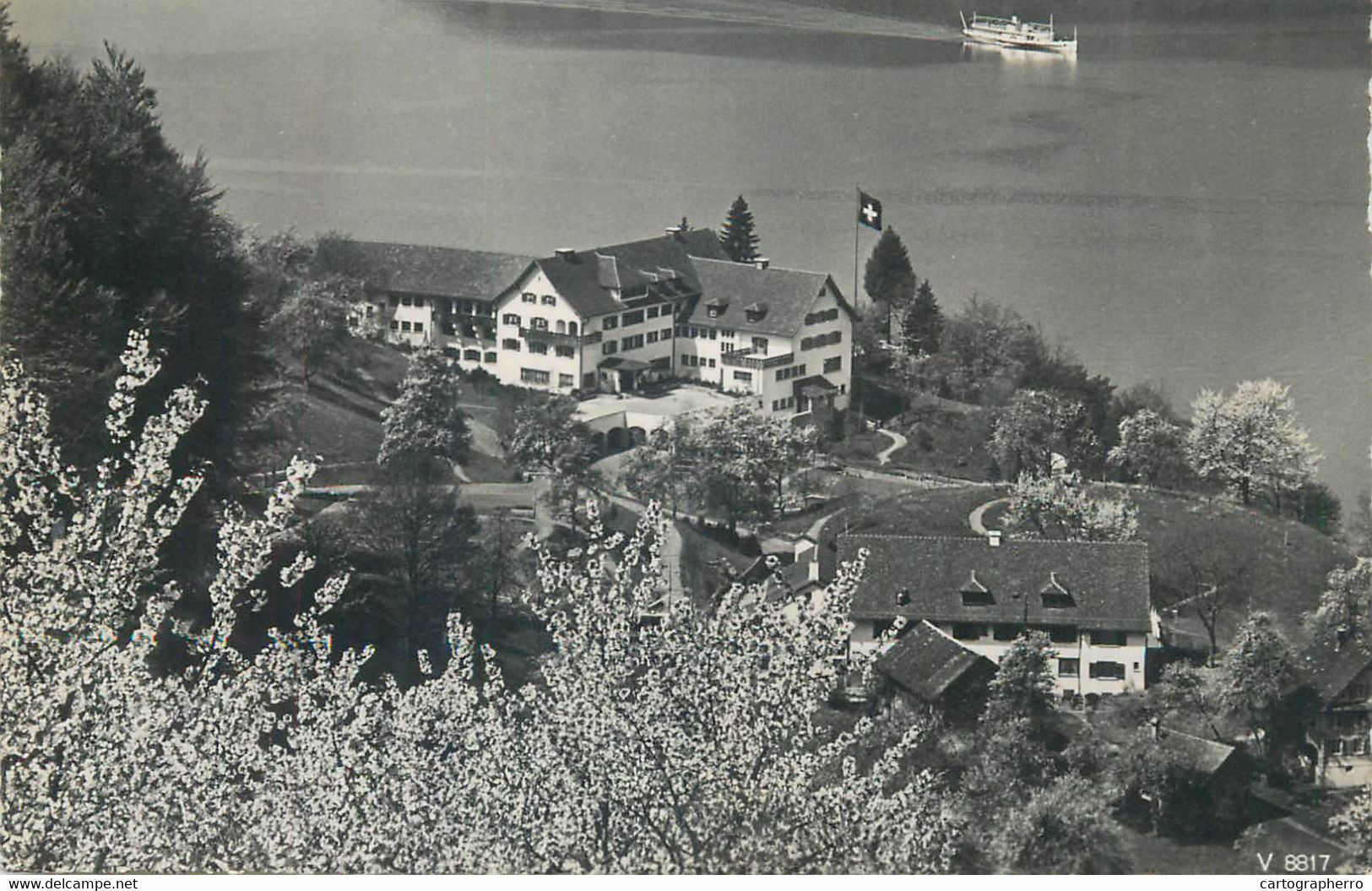 Europe Switzerland Zurich USTER Vierwaldstattersee Vitznau Ferienheim S.M.U.V. Postcard - Uster